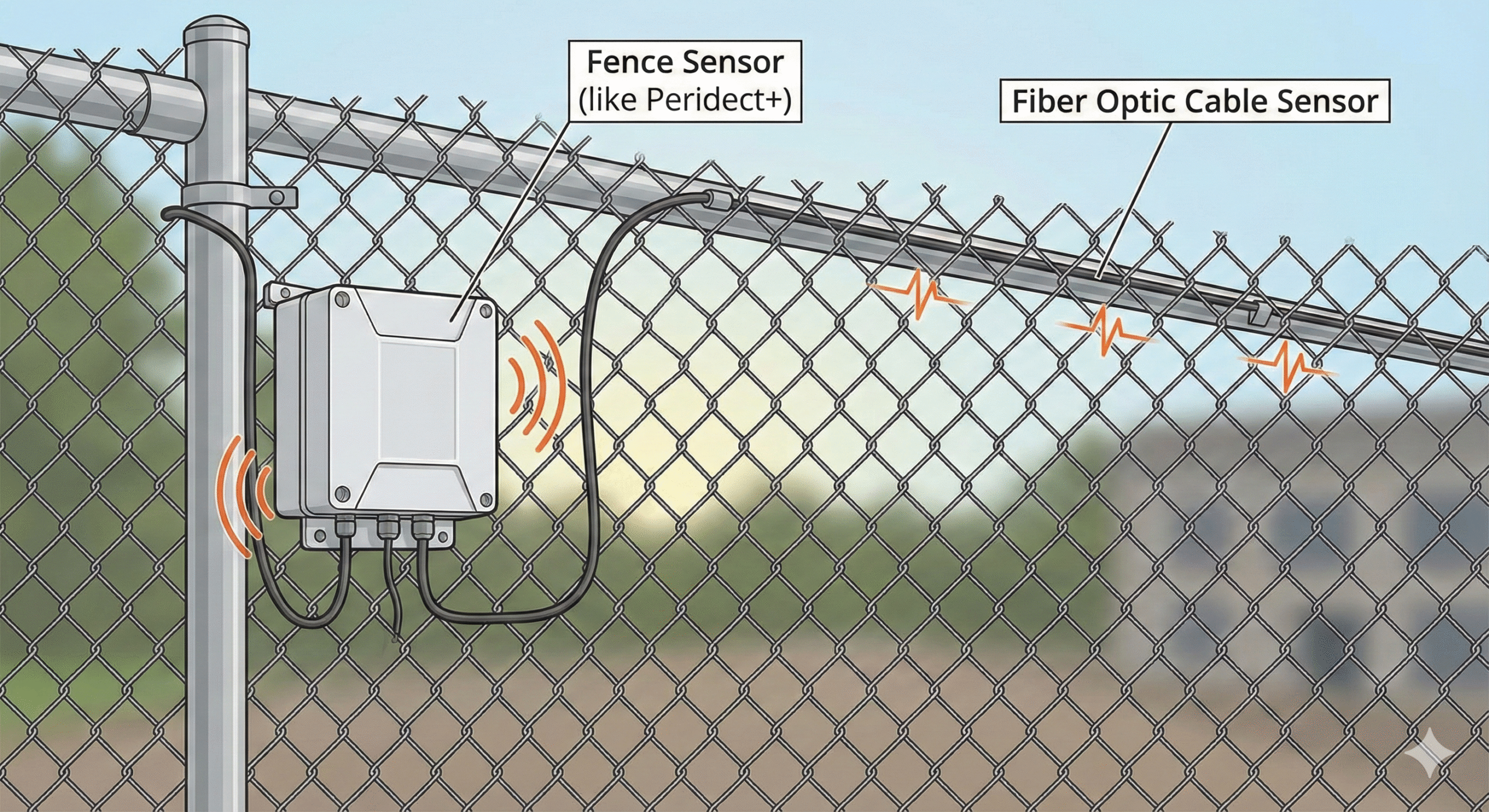 Cảm biến hàng rào, Cảm Biến Quang