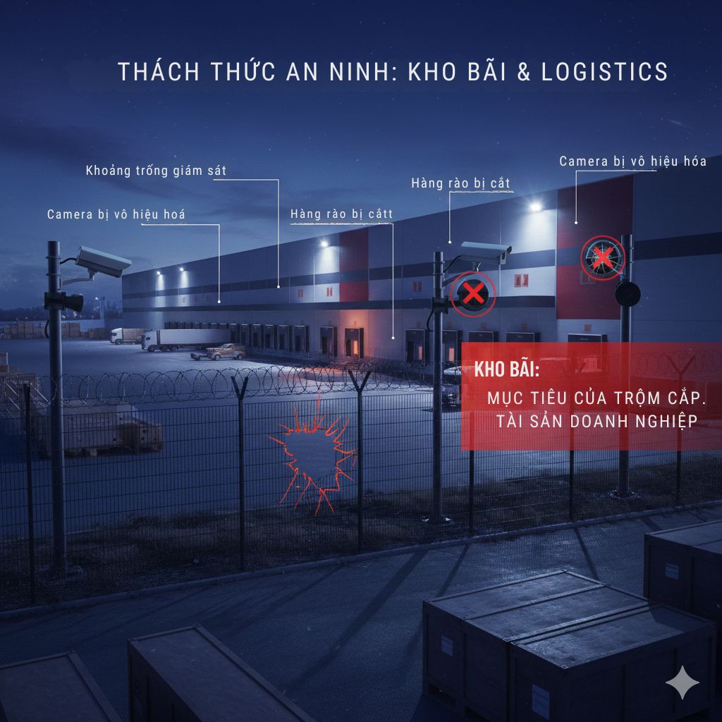 THÁCH THỨC AN NINH KHO BÃI & LOGISTICS