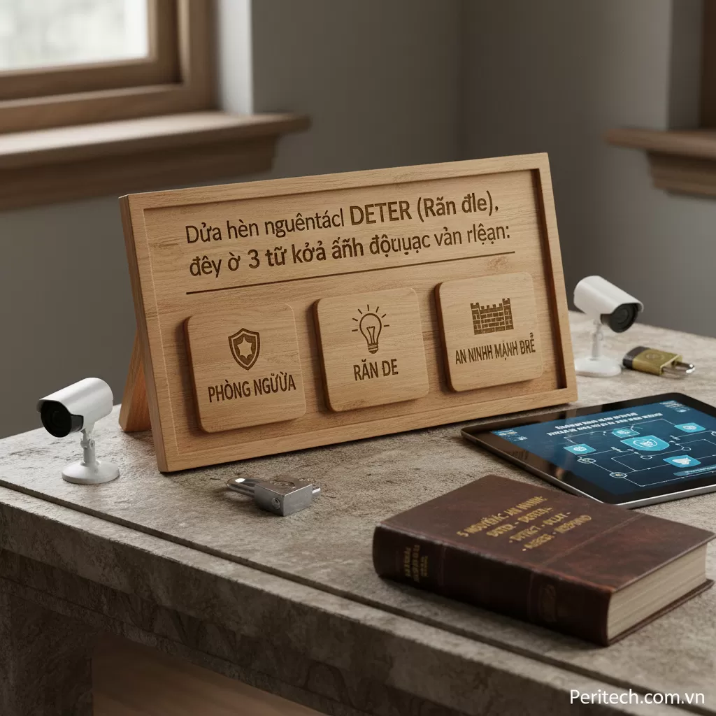 5 nguyên tắc DETER – DETECT – DELAY – ASSESS – RESPOND - nguyên tắc DETER