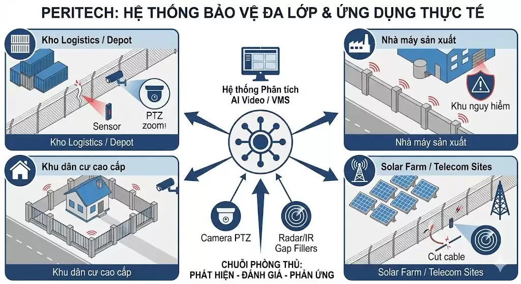 Cảm biến rung hàng rào: giải pháp phát hiện xâm nhập