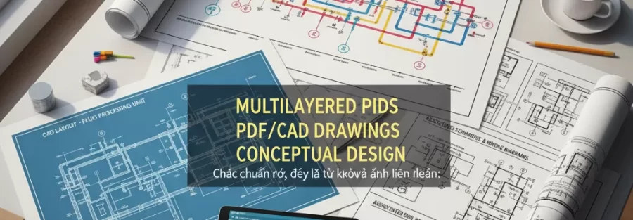 Bản vẽ nguyên lý PIDS đa lớp (PDF/CAD) - Bản vẽ nguyên