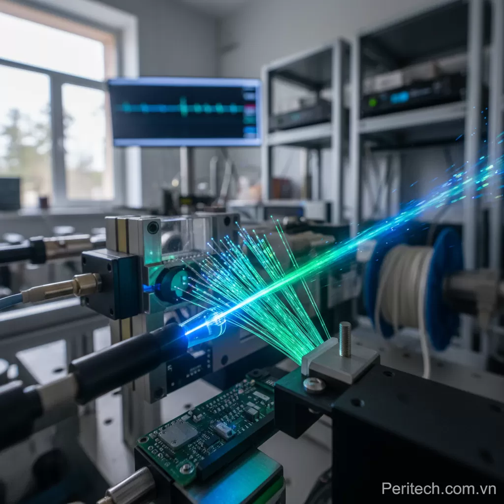 Cảm biến Sợi - Xung ánh sáng sợi quang