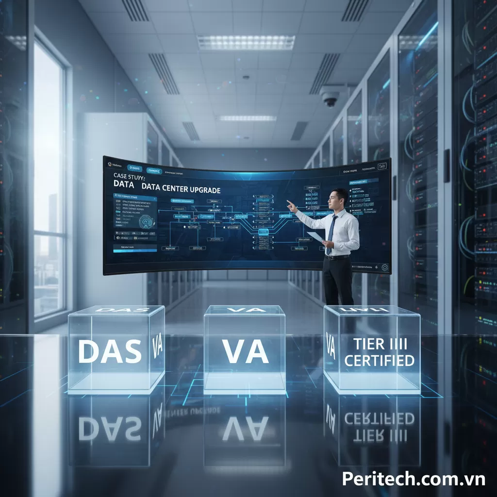 Case Study: Data Center Tier III sử dụng DAS + VA - Case Study: Data