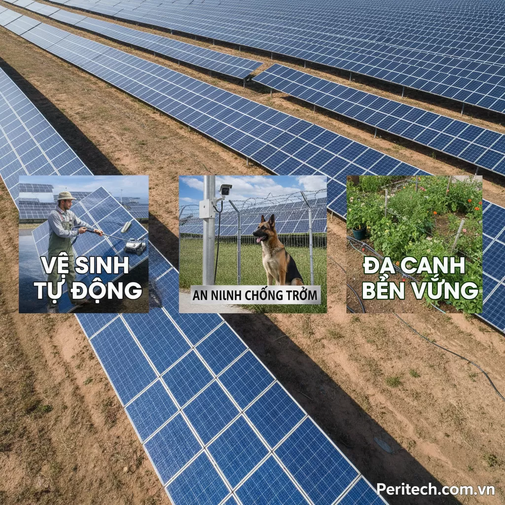 Case Study: Trang trại điện mặt trời – bảo vệ tấm pin - Case Study: Trang