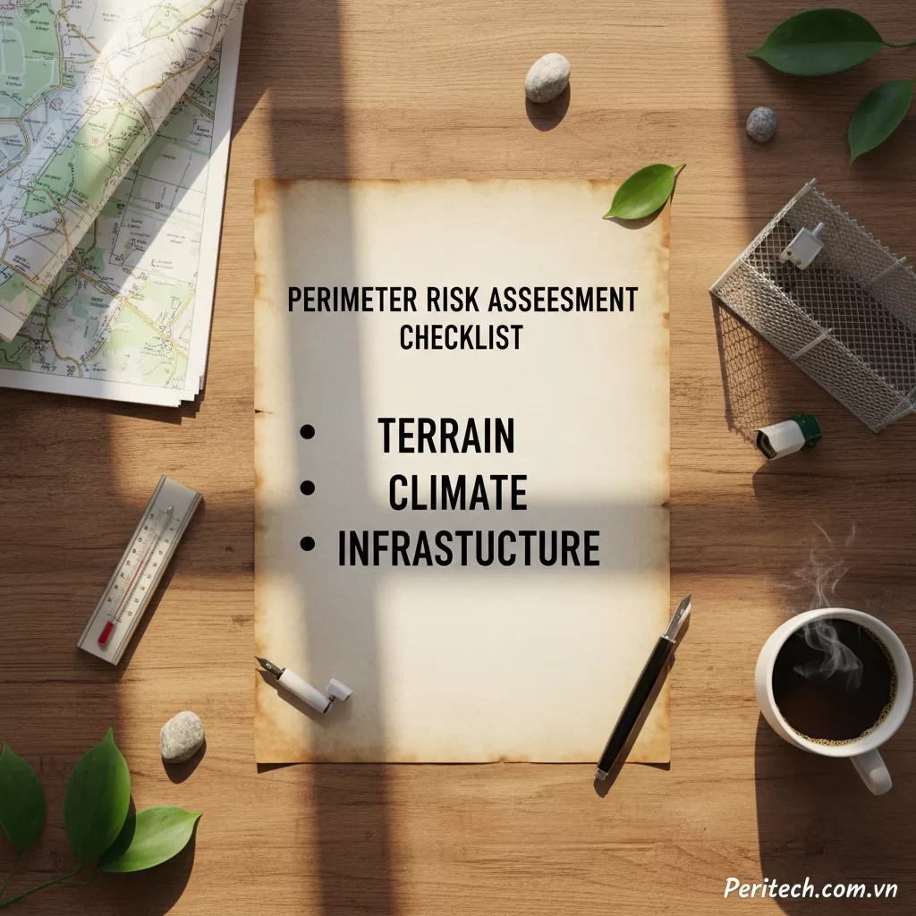 Checklist Đánh giá Rủi ro Chu vi (Perimeter Risk Assessment) trước khi chọn PIDS - Checklist Đánh giá