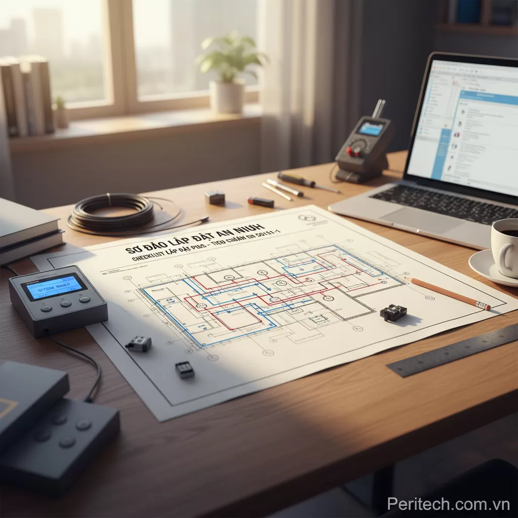 Checklist lắp đặt - Sơ đồ lắp đặt an ninh