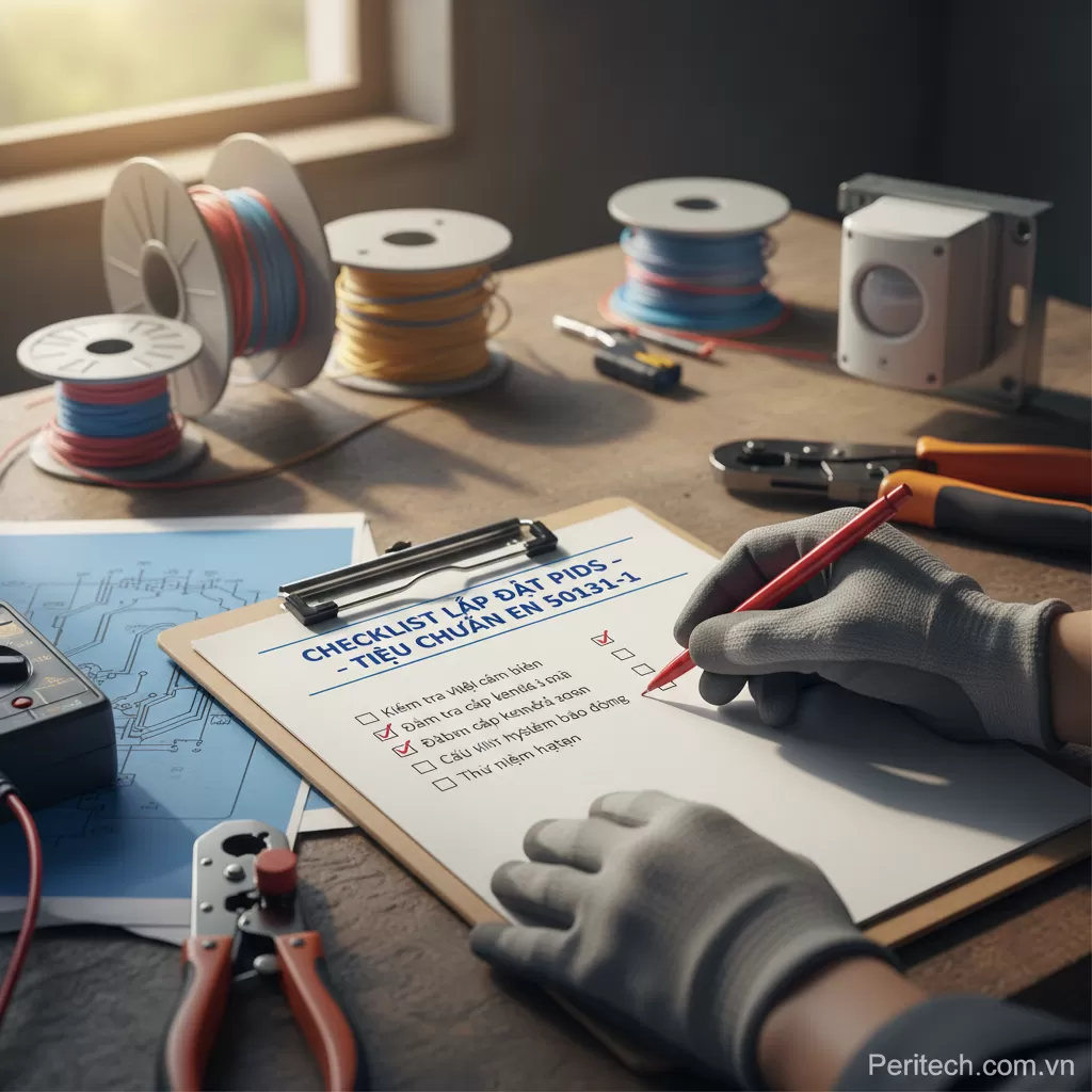 Checklist lắp đặt PIDS – tiêu chuẩn EN 50131-1 - Checklist lắp đặt
