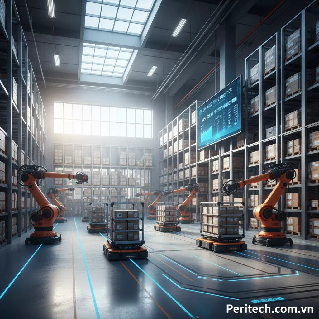 công nghiệp logistics: - Tự động hóa nhà kho