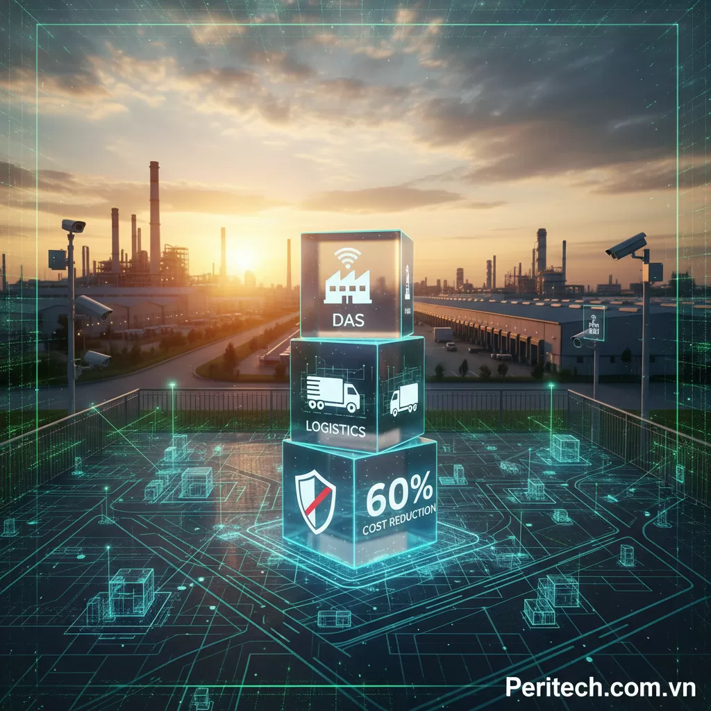 DAS cho khu công nghiệp & logistics: Giảm 60% chi phí bảo vệ - công nghiệp logistics: