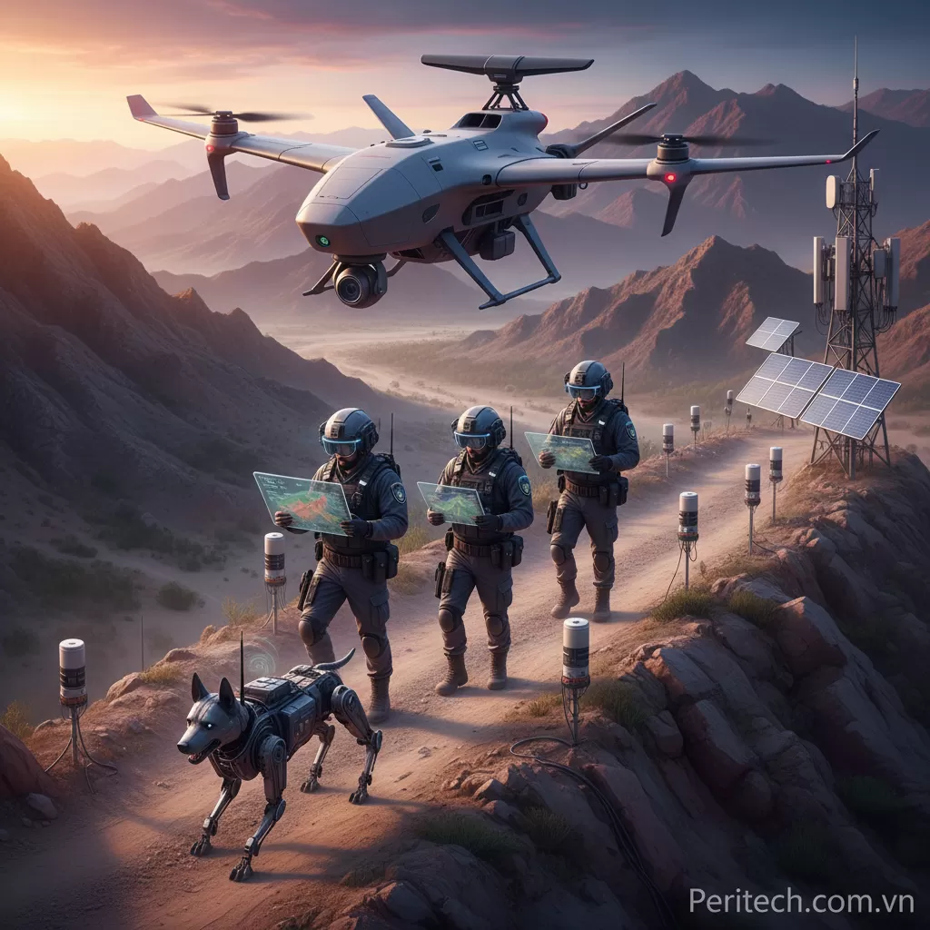 ninh biên giới - Tuần tra công nghệ cao