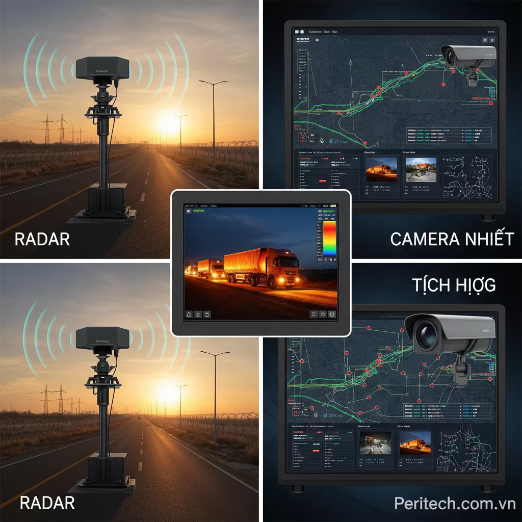 DAS vs Radar vs Camera nhiệt: Giải pháp nào cho chu vi dài hàng chục km? - Radar Camera nhiệt: