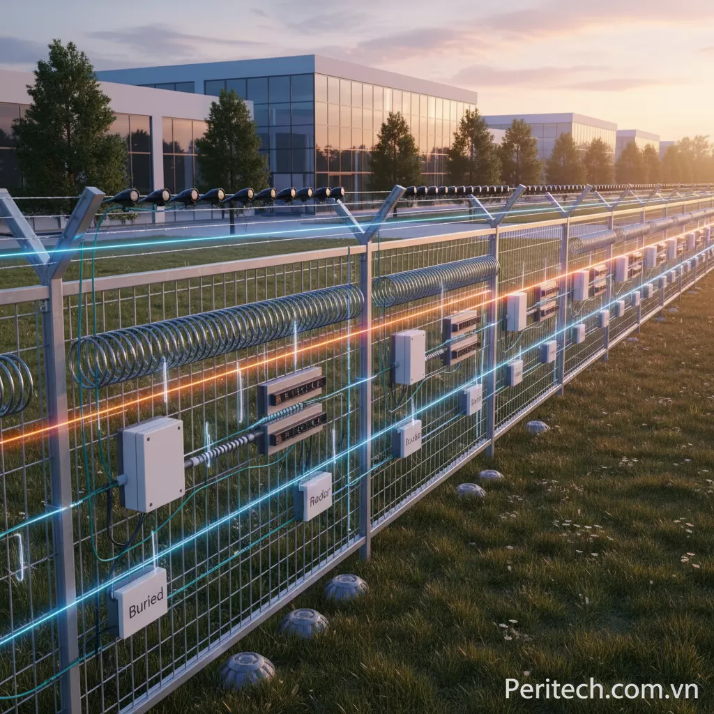 Phân loại cảm biến trong PIDS: Fence, Buried, DAS, Microwave, Radar, IR - Phân loại cảm