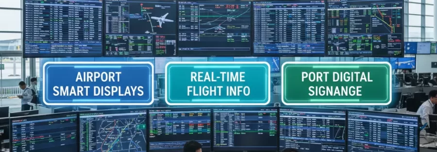 PIDS cho Sân bay & Cảng hàng không - PIDS Sân Cảng