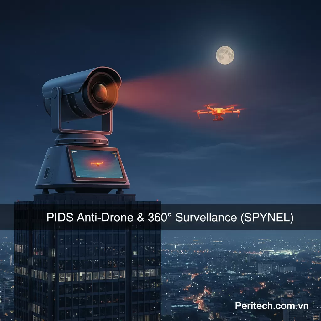 PIDS chống Drone - Camera nhiệt phát hiện drone