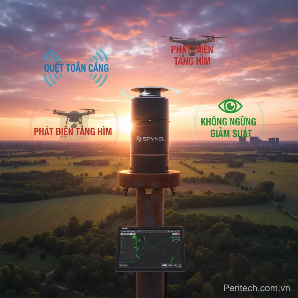 PIDS chống Drone & Giám sát 360° (SPYNEL) - PIDS chống Drone