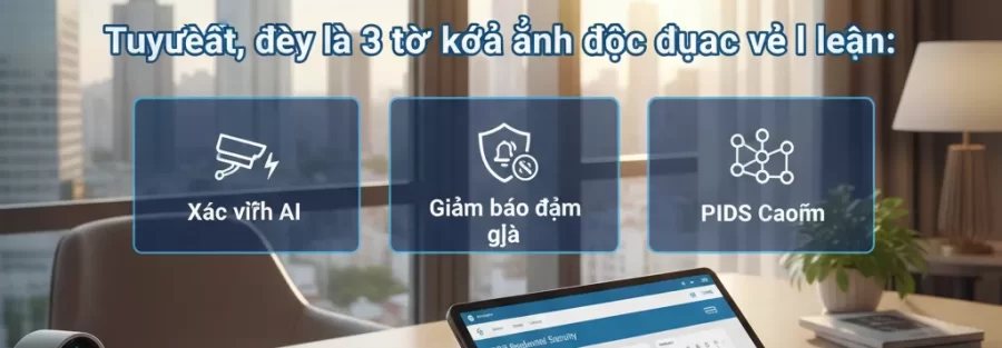 PIDS trong Dân cư cao cấp: Giảm báo động giả & Xác minh AI - PIDS Dân cấp: