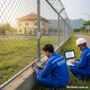 trình nghiệm PIDS - Kiểm tra cảm biến hàng rào