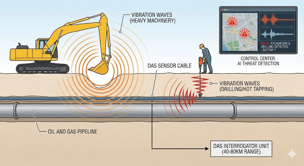 DAS cho đường ống dầu khí - 1