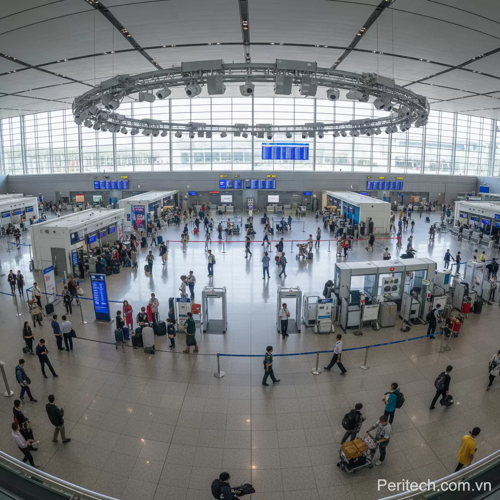 ninh sân bay: - Giám sát toàn cảnh