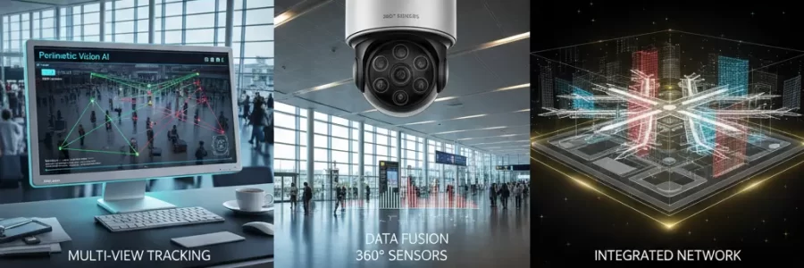 An ninh sân bay: Cách khắc phục "hiệu ứng ống hút" của camera giám sát truyền thống, - ninh sân bay: