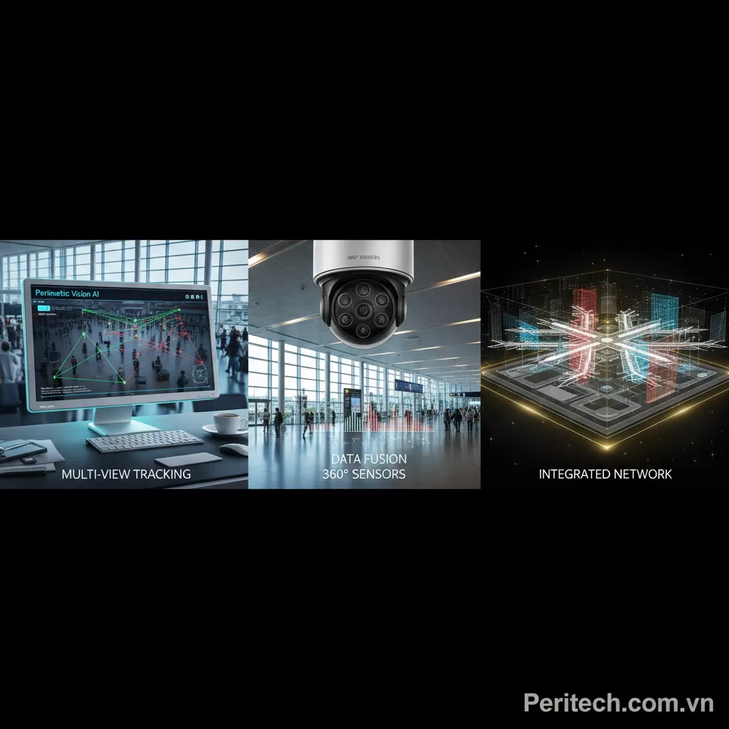 An ninh sân bay: Cách khắc phục "hiệu ứng ống hút" của camera giám sát truyền thống, - ninh sân bay: