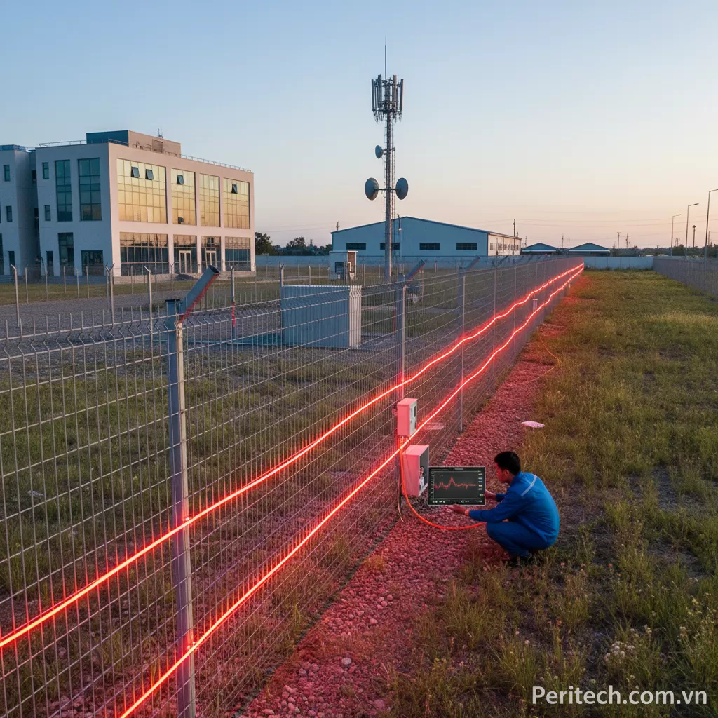 Tận dụng hạ - Sợi quang cảnh báo